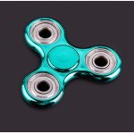 Wholesale Electroplate Fidget Spinner Hand Stress Reducer Toy for Anxiety, and Autism Adult, Child (Black)